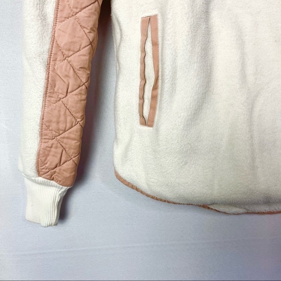 Abercrombie & Fitch Asymmetrical Snap Up Fleece Sweatshirt XXS - Picture 7 of 7